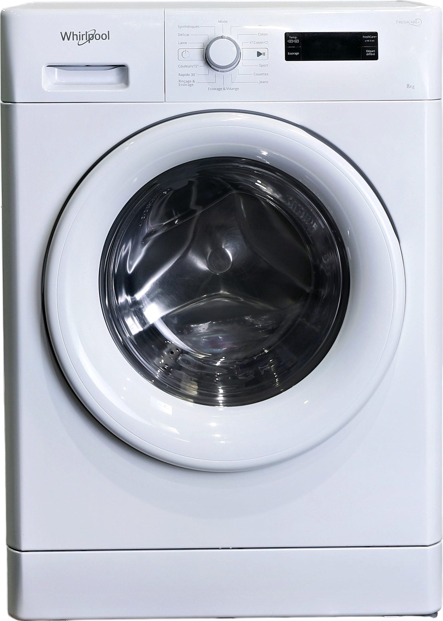 Lave-linge Hublot 8 kg Reconditionné WHIRLPOOL FWFP 81484 W FR
