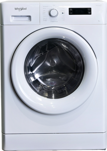 Lave-linge Hublot 8 kg Reconditionné WHIRLPOOL FWFP 81484 W FR
