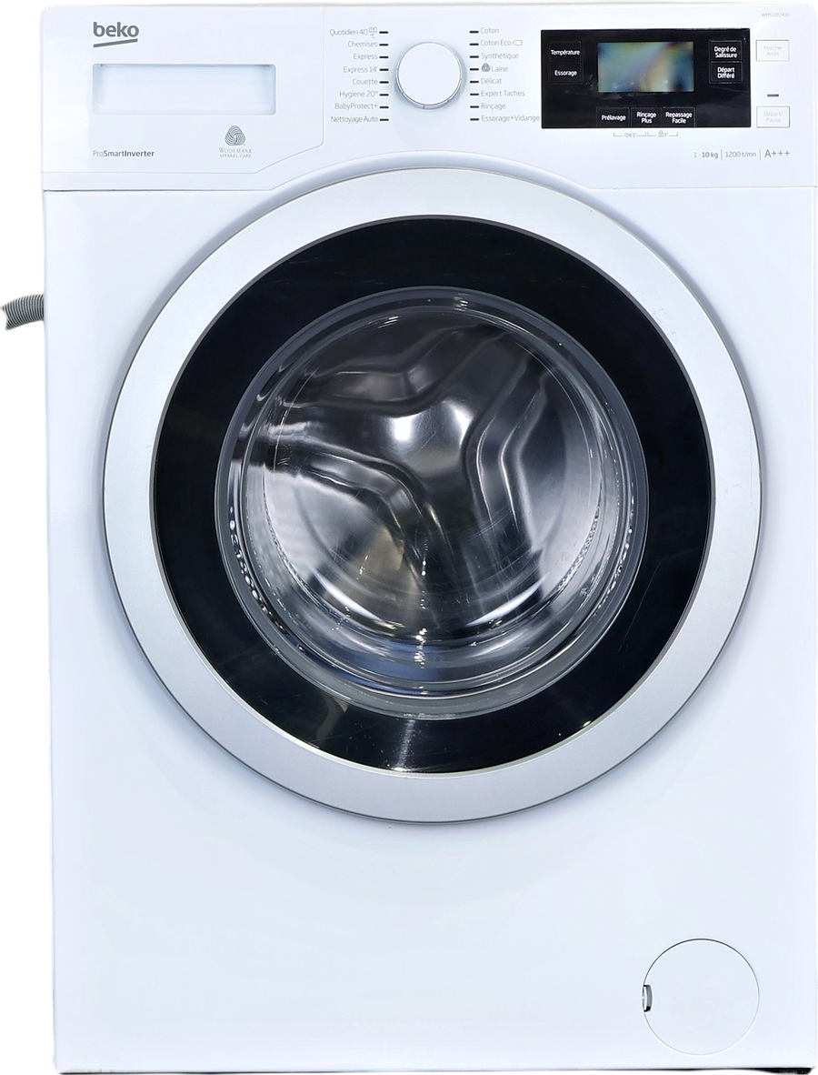 Lave-linge Hublot 10 kg Reconditionné BEKO WMY1012430