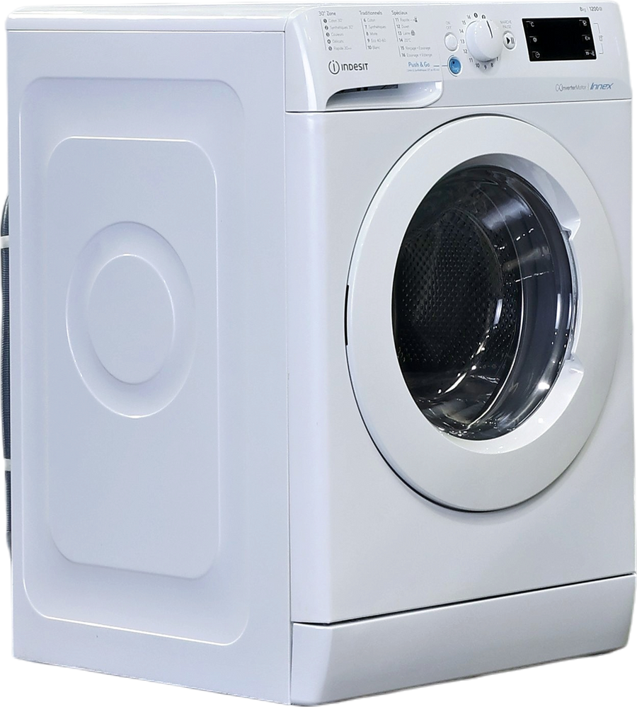 Lave-linge Hublot 8 kg Reconditionné INDESIT BWEW81284XWFRN