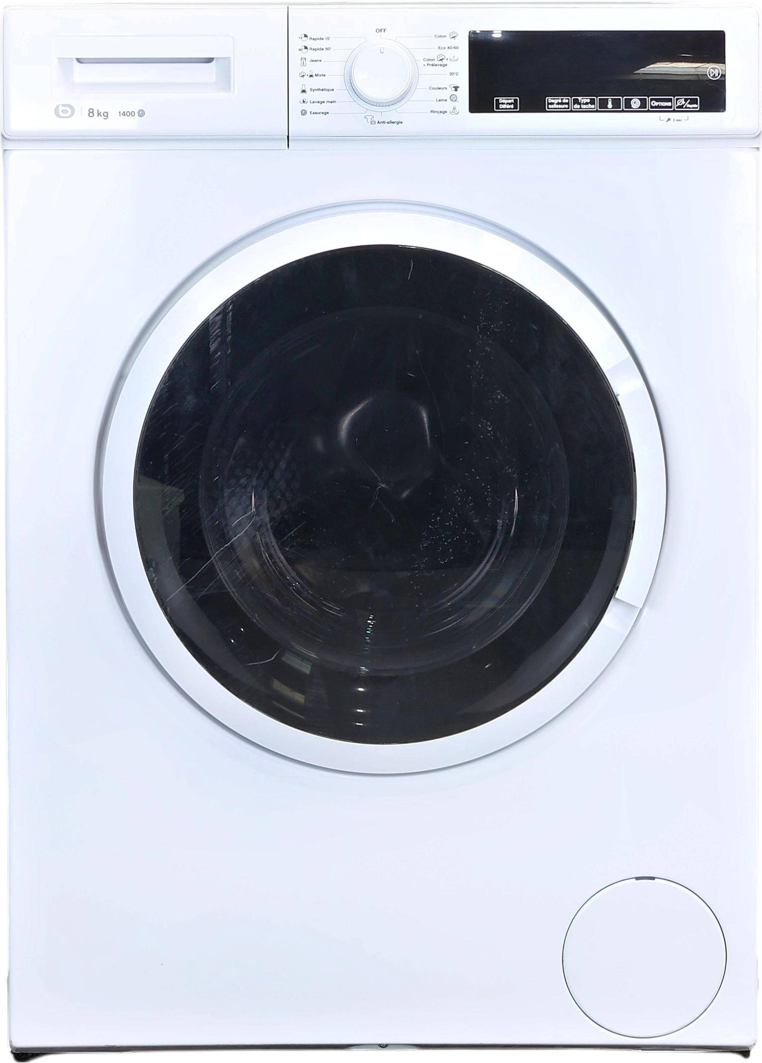 Lave-linge Hublot 8 kg Reconditionné ESSENTIEL B ELF814-3b