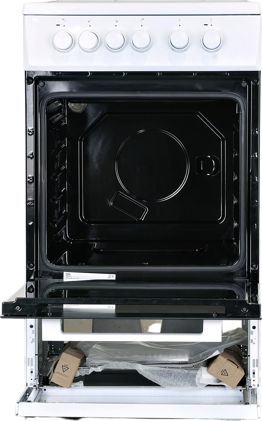 Cuisinière Vitrocéramique 60 L Reconditionné BEKO FSS57000GW