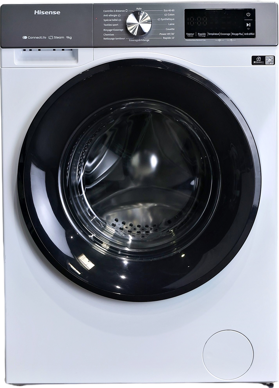 Lave-linge Hublot 9 kg Reconditionné HISENSE W9043BWS3S