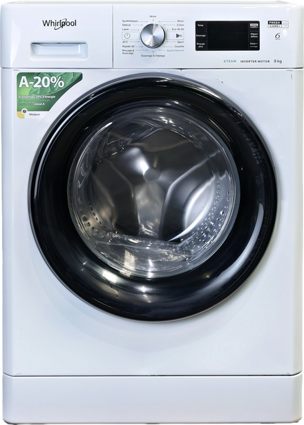 Lave-linge Hublot 9 kg Reconditionné WHIRLPOOL FFBB9489BVFR