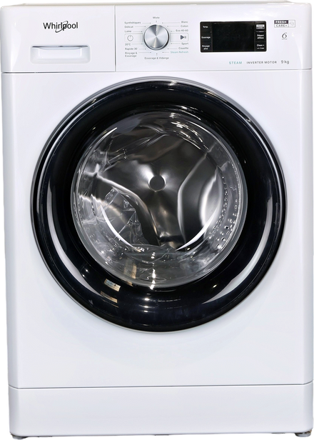 Lave-linge Hublot 9 kg Reconditionné WHIRLPOOL FFBP9469BVFR