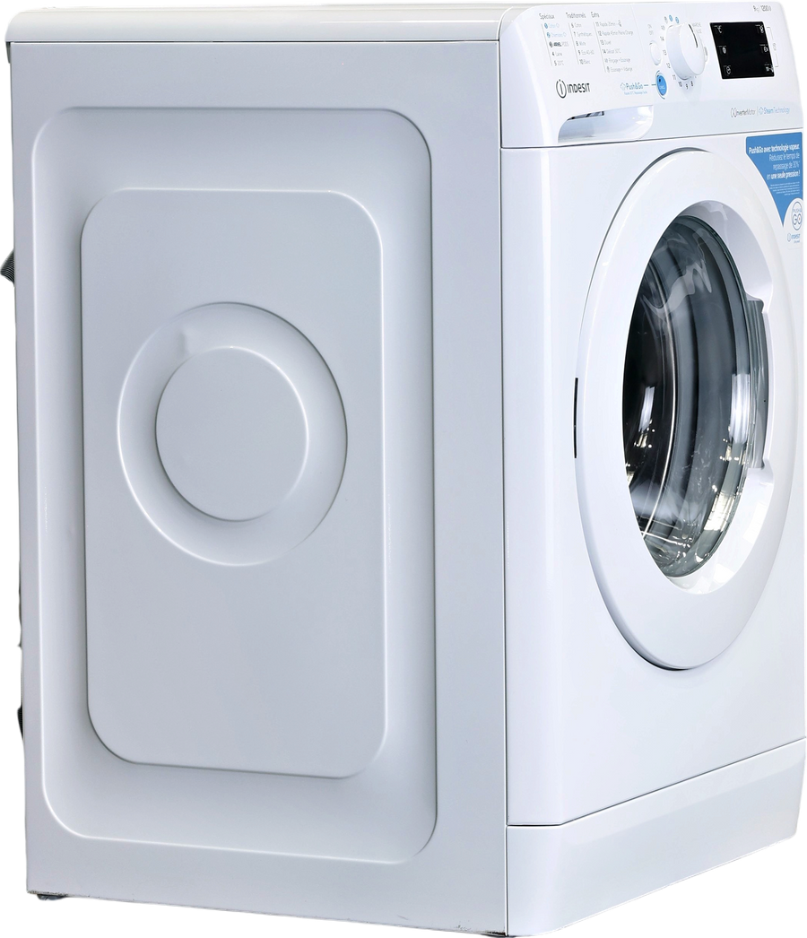 Lave-linge Hublot 9 kg Reconditionné INDESIT BWE91296XWVFR
