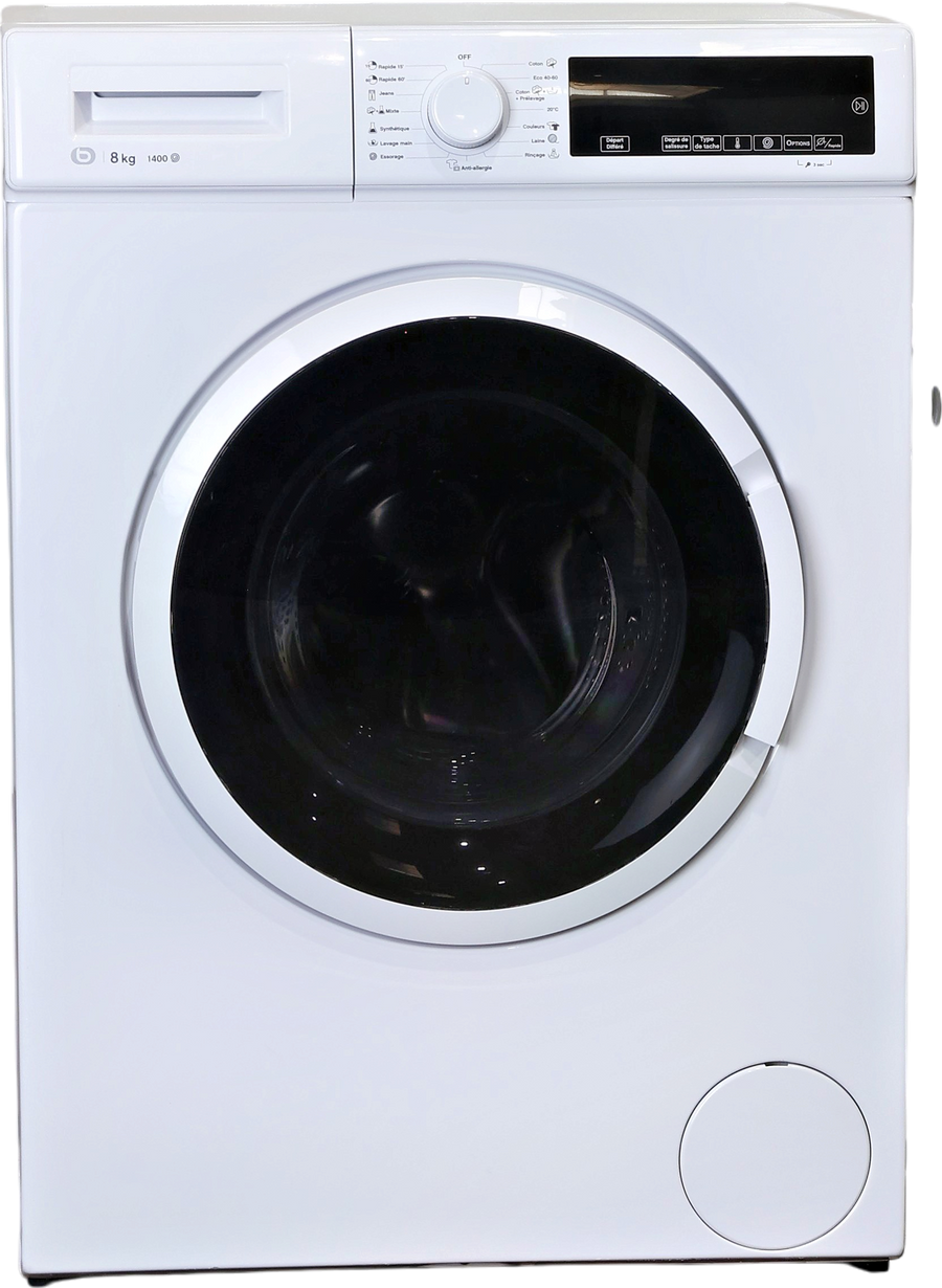 Lave-linge Hublot 8 kg Reconditionné ESSENTIEL B ELF814-3b