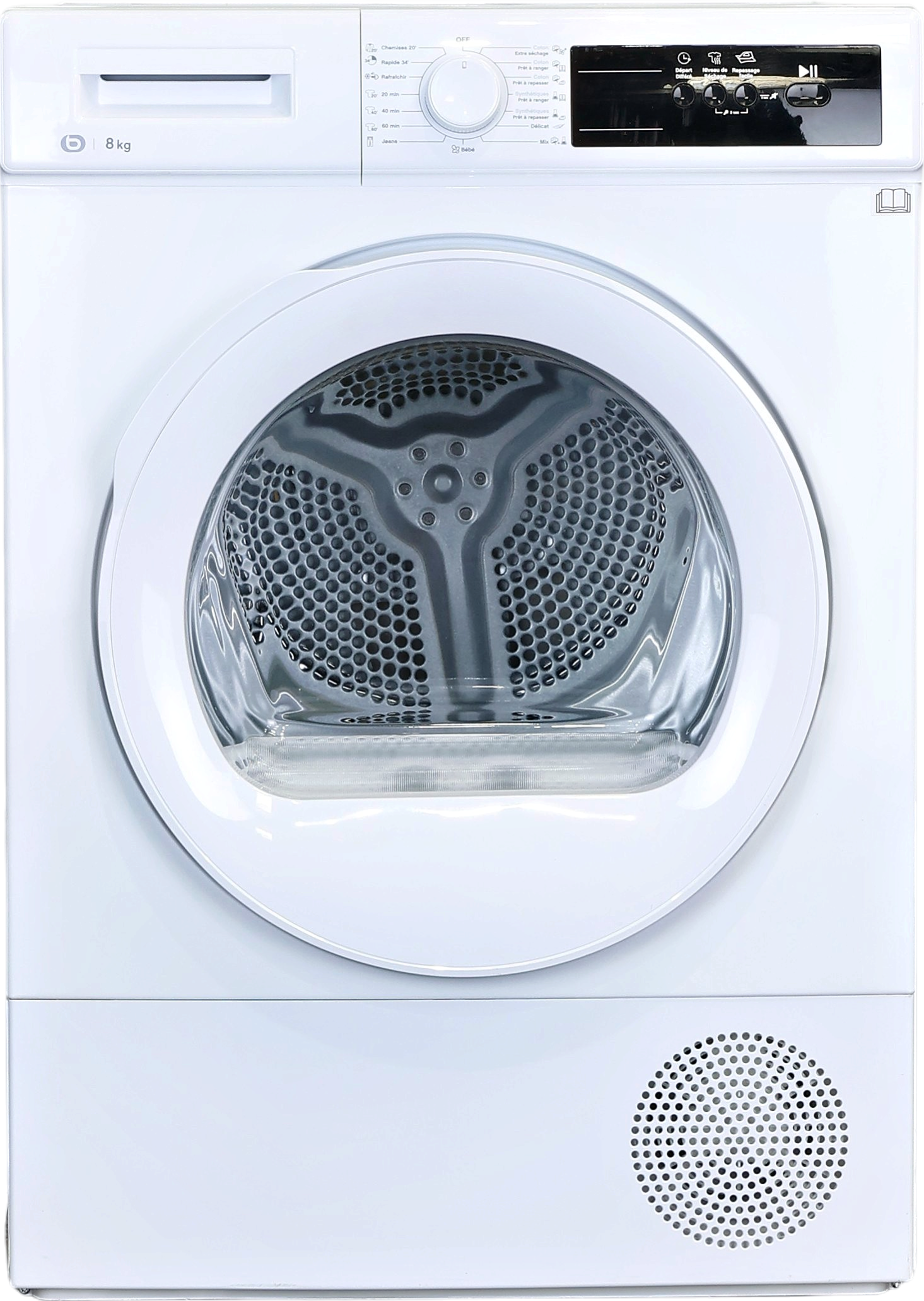 Seche-linge Pompe à Chaleur 8 kg Reconditionné ESSENTIEL B ESLHP8-3b