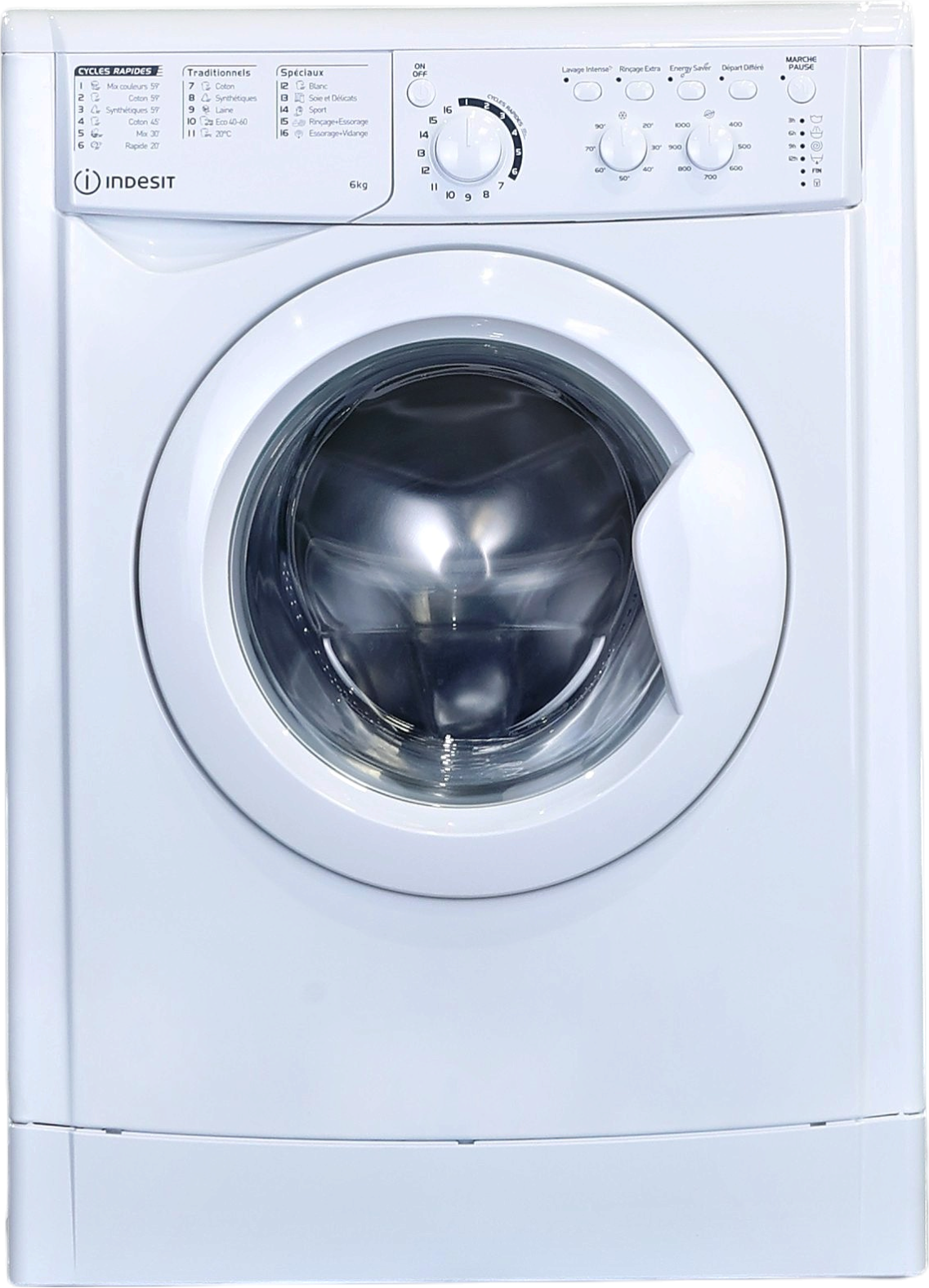 Lave-linge Hublot 6 kg Reconditionné INDESIT EWC61051WFRN