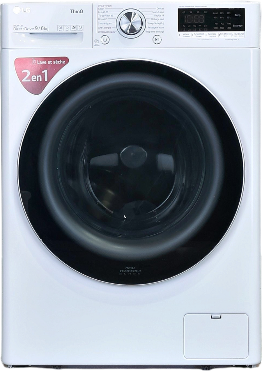 Lave-linge Sechant 9 kg Reconditionné LG F964V71WRHT