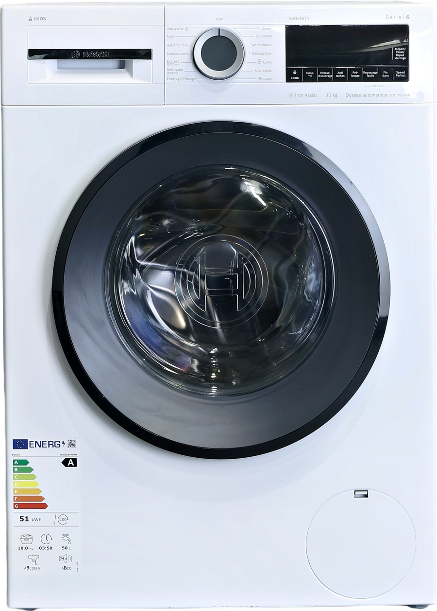 Lave-linge Hublot 10 kg Reconditionné BOSCH WGG254FSFR