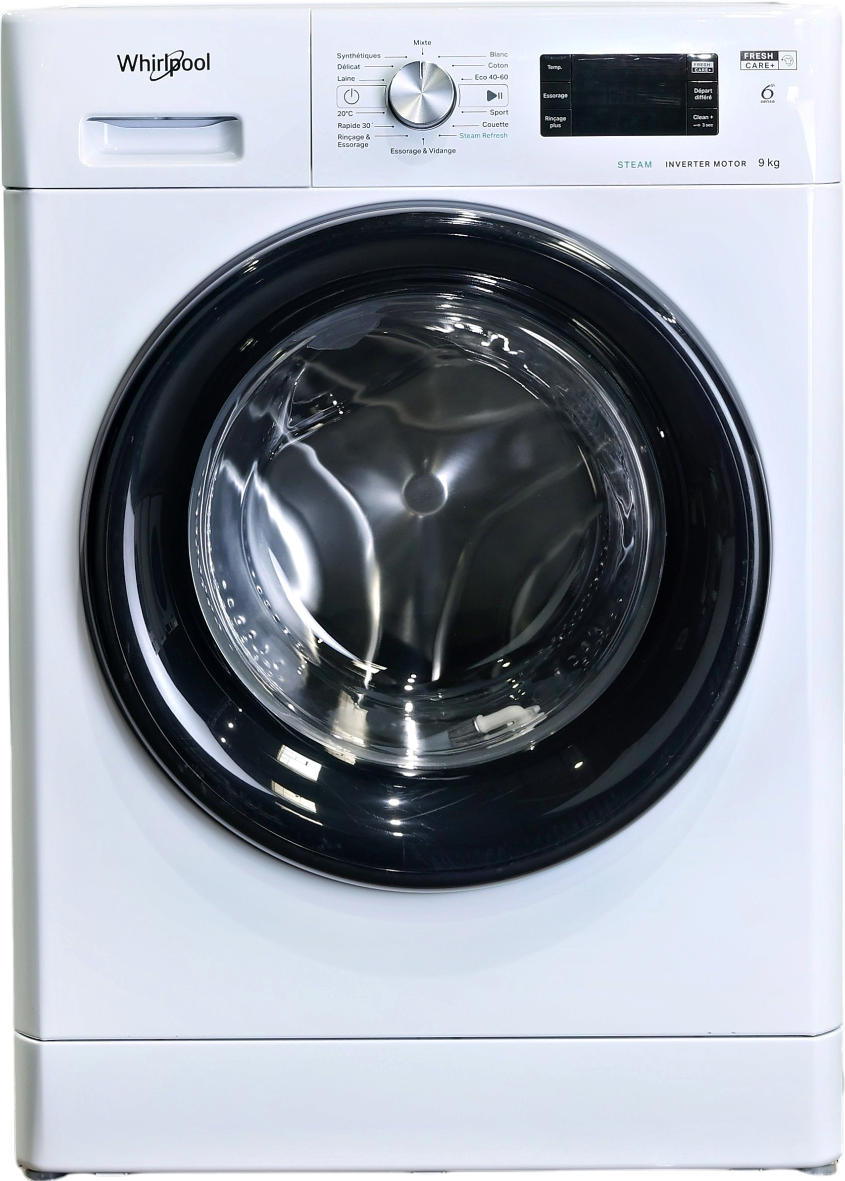 Lave-linge Hublot 9 kg Reconditionné WHIRLPOOL FFBP9489BVFR
