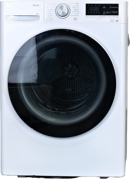 Seche-linge Pompe à Chaleur 9 kg Reconditionné LG RH9V51WH