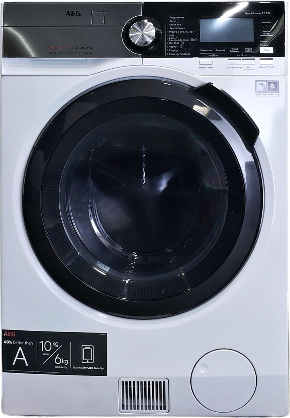 Lave-linge Sechant 10 kg Reconditionné AEG L9WSR162C