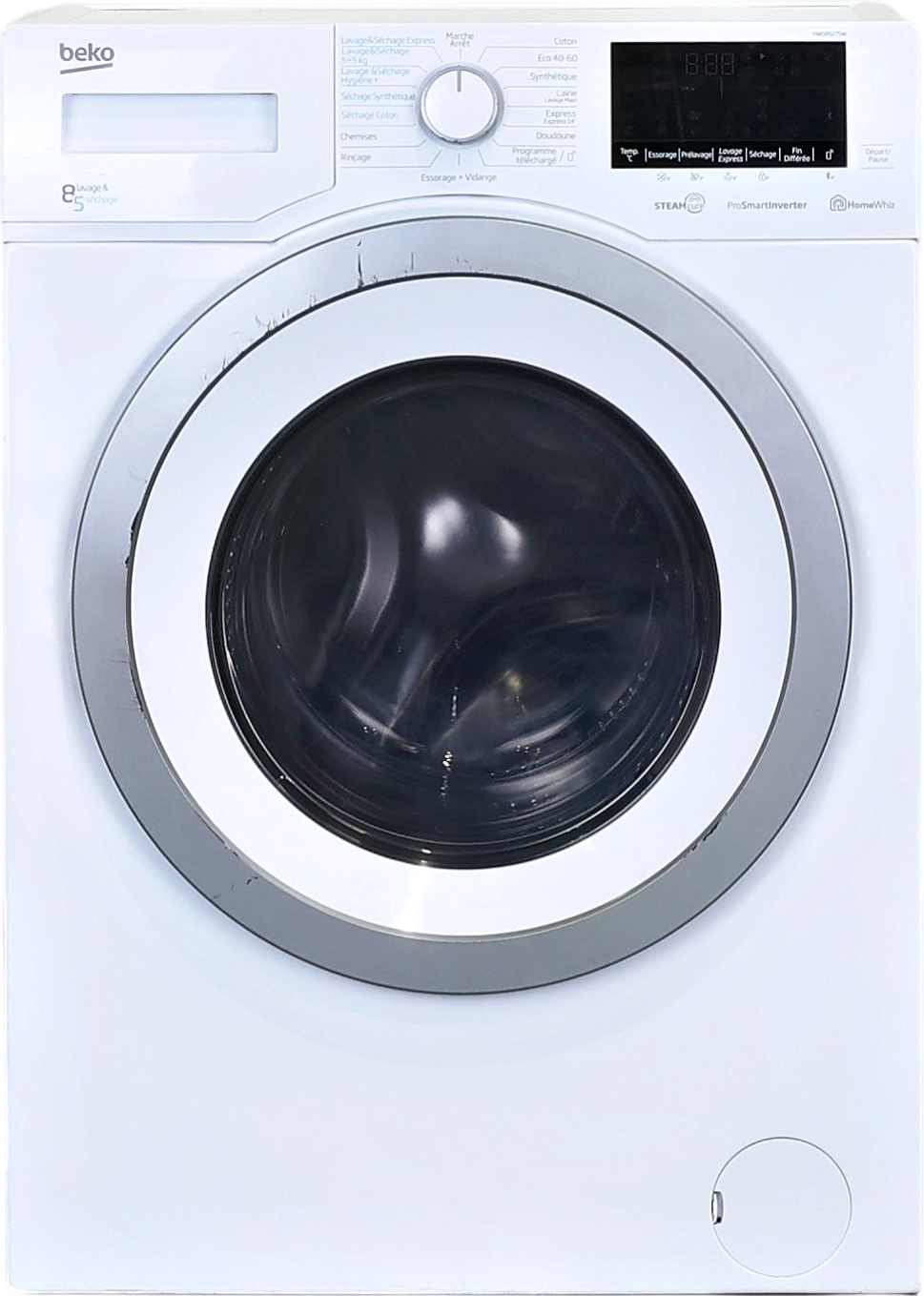 Lave-linge Sechant 8 kg Reconditionné BEKO HWD8527SW