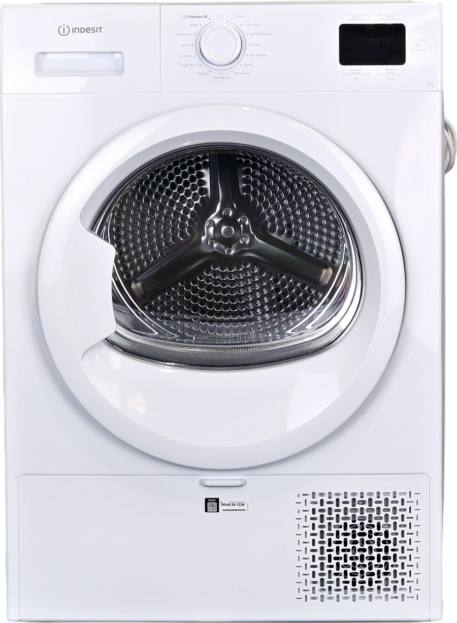 Seche-linge Pompe à Chaleur 8 kg Reconditionné INDESIT CYSD83DWWFR