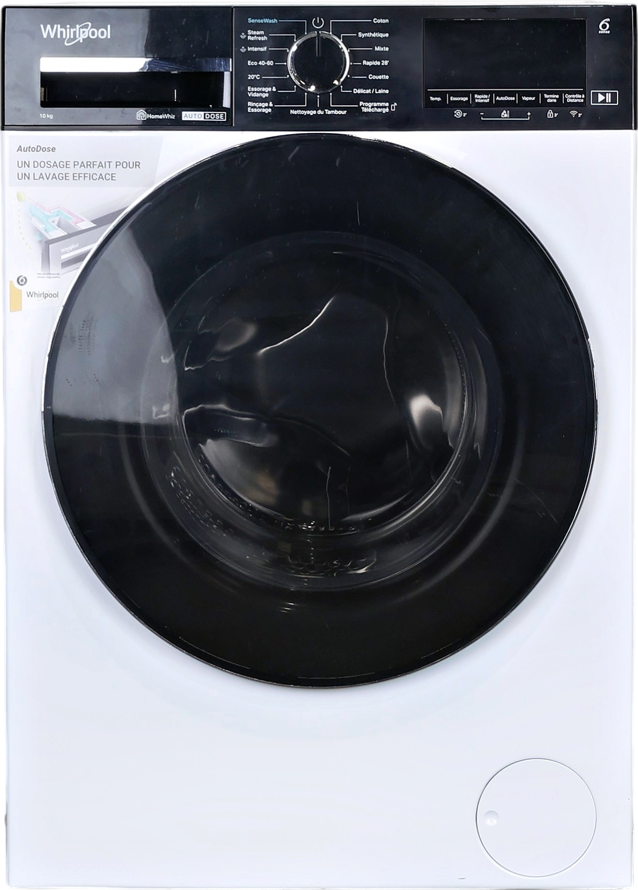 Lave-linge Hublot 10 kg Reconditionné WHIRLPOOL W0M011WADSFR