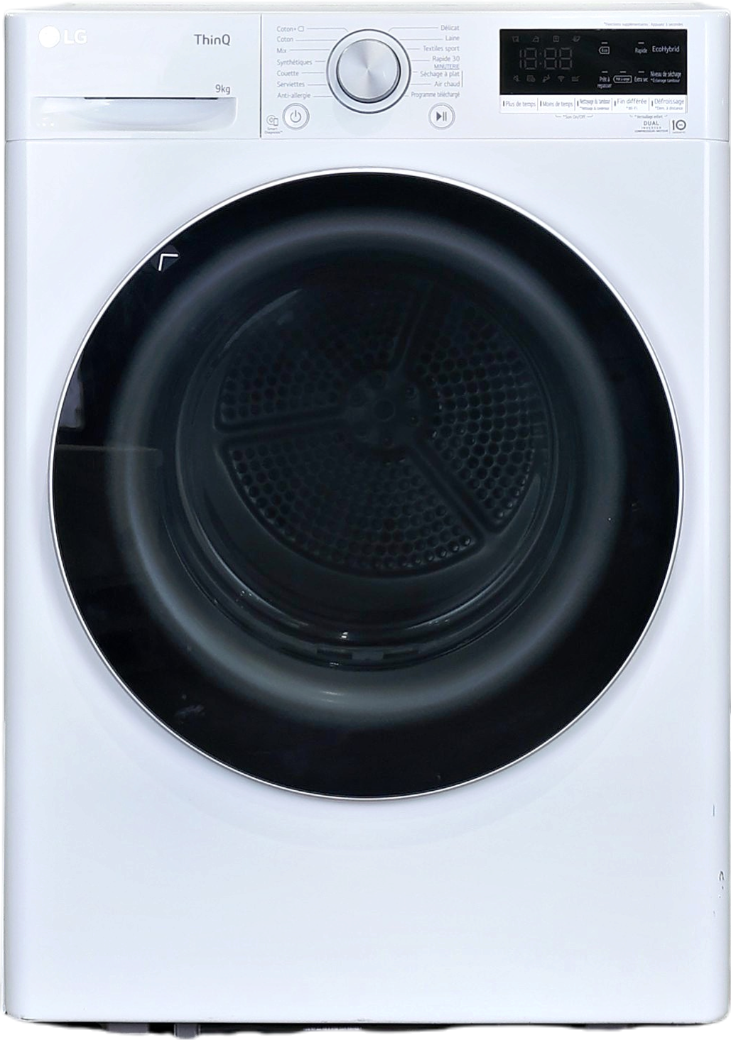 Seche-linge Pompe à Chaleur 9 kg Reconditionné LG RH9V51WH