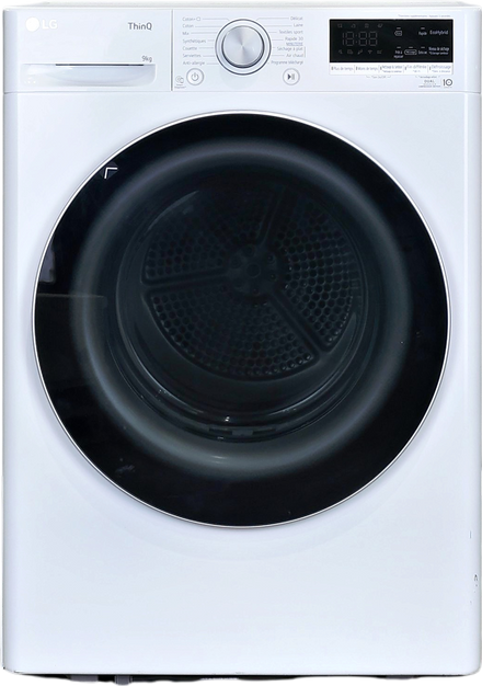 Seche-linge Pompe à Chaleur 9 kg Reconditionné LG RH9V51WH