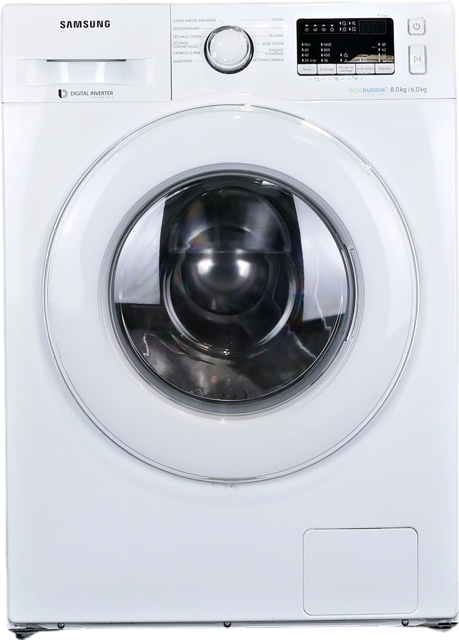 Lave-linge Sechant 8 kg Reconditionné SAMSUNG WD80M4B53IW