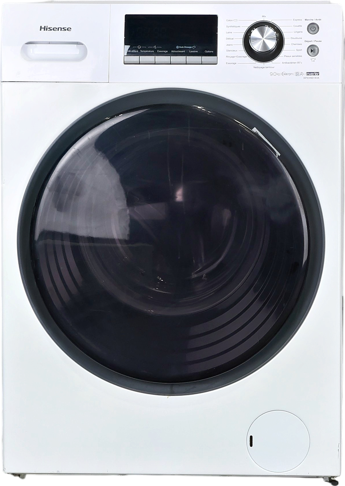 Lave-linge Hublot 9 kg Reconditionné HISENSE WFEH9014VA