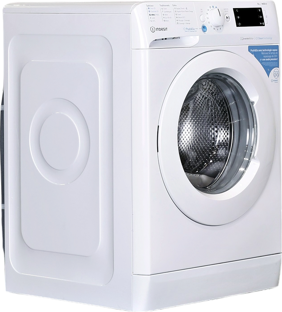 Lave-linge Hublot 8 kg Reconditionné INDESIT BWE81496XWVFR