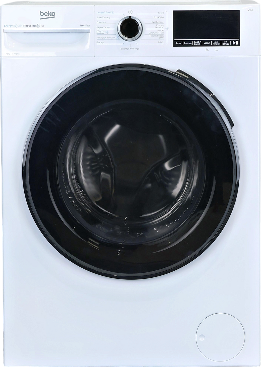 Lave-linge Hublot 10 kg Reconditionné BEKO BM3WFT410451C