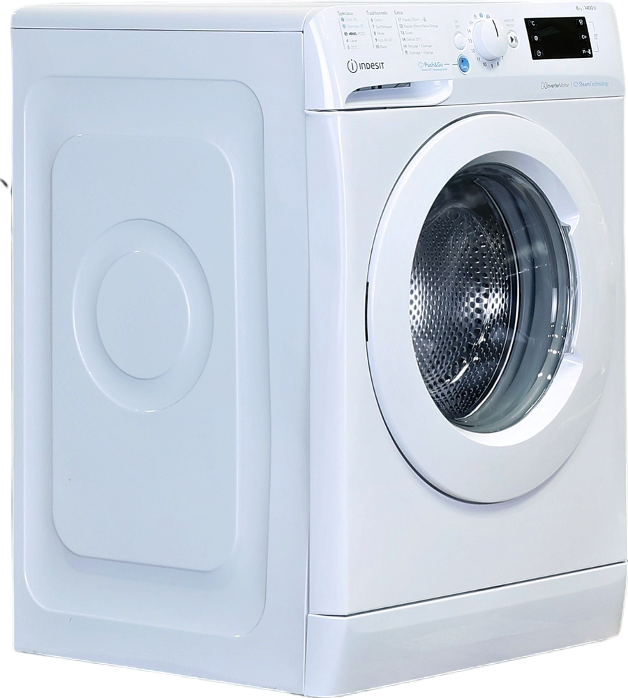 Lave-linge Hublot 8 kg Reconditionné INDESIT BWE81496XWVFR