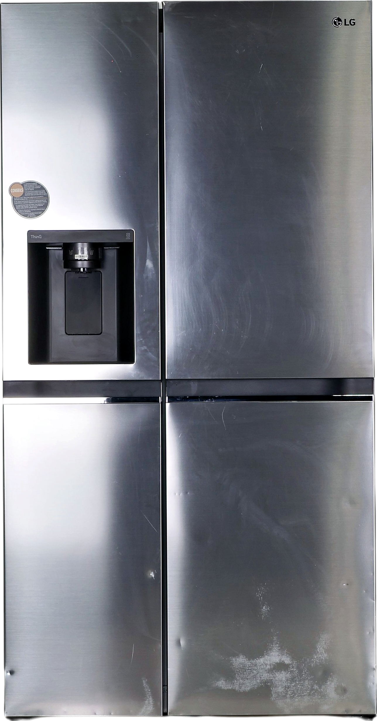 Réfrigérateur Américain 635 Litres Reconditionné LG GSLV80PZLF