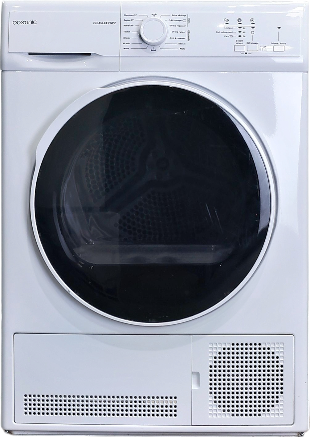 Seche-linge à Condensation 7 kg Reconditionné OCEANIC OCEASLCE7WP2