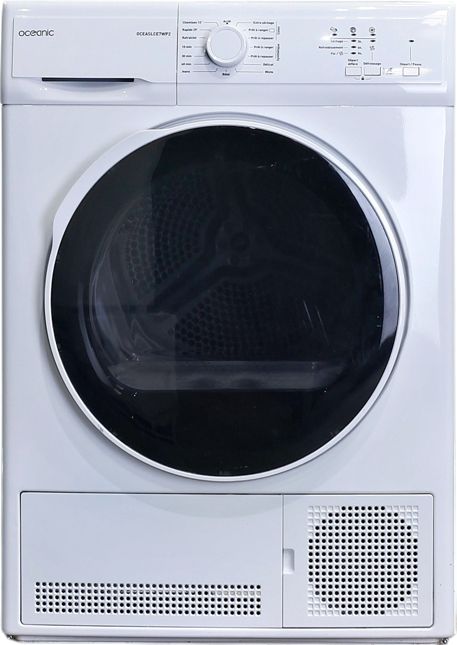 Seche-linge à Condensation 7 kg Reconditionné OCEANIC OCEASLCE7WP2