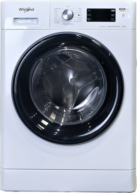 Lave-linge Hublot 9 kg Reconditionné WHIRLPOOL FFBP9489BVFR
