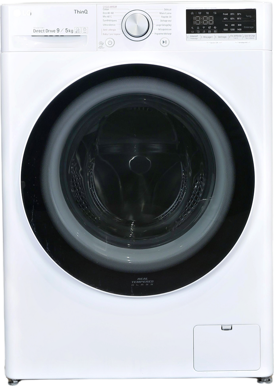 Lave-linge Sechant 9 kg Reconditionné LG F954N40WRS