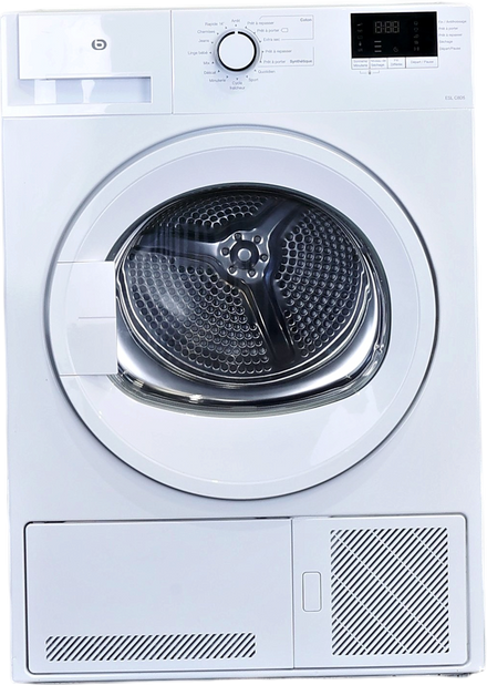 Seche-linge à Condensation 8 kg Reconditionné ESSENTIEL B ESLC8D5