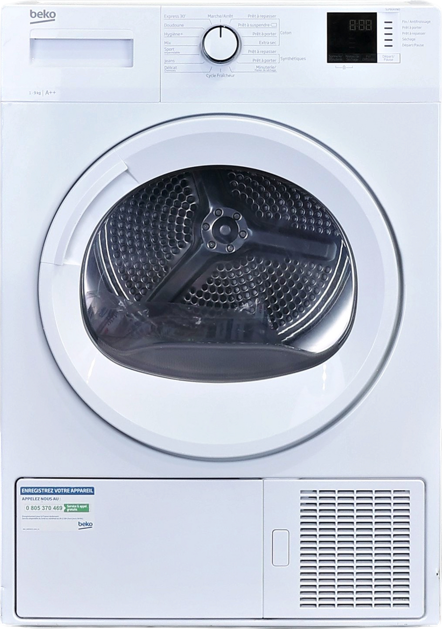 Seche-linge Pompe à Chaleur 9 kg Reconditionné BEKO SLP90AVW0