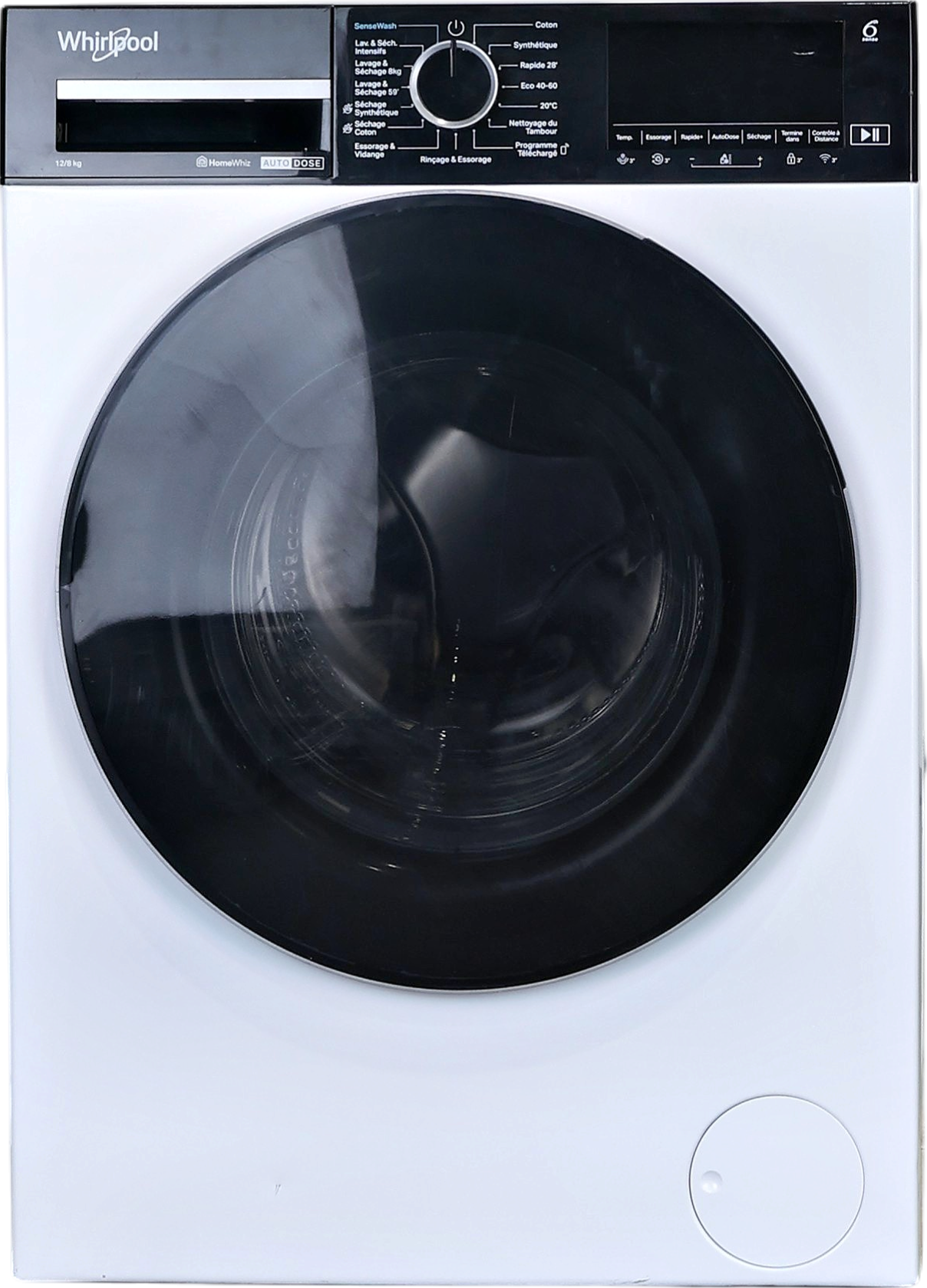 Lave-linge Sechant 12 kg Reconditionné WHIRLPOOL WPD2836WADSFR