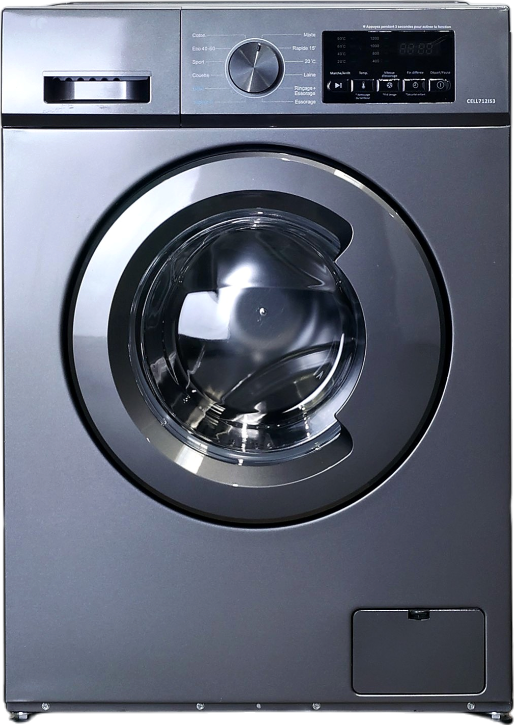 Lave-linge Hublot 7 kg Reconditionné CONTINENTAL-EDISON CELL712IS3