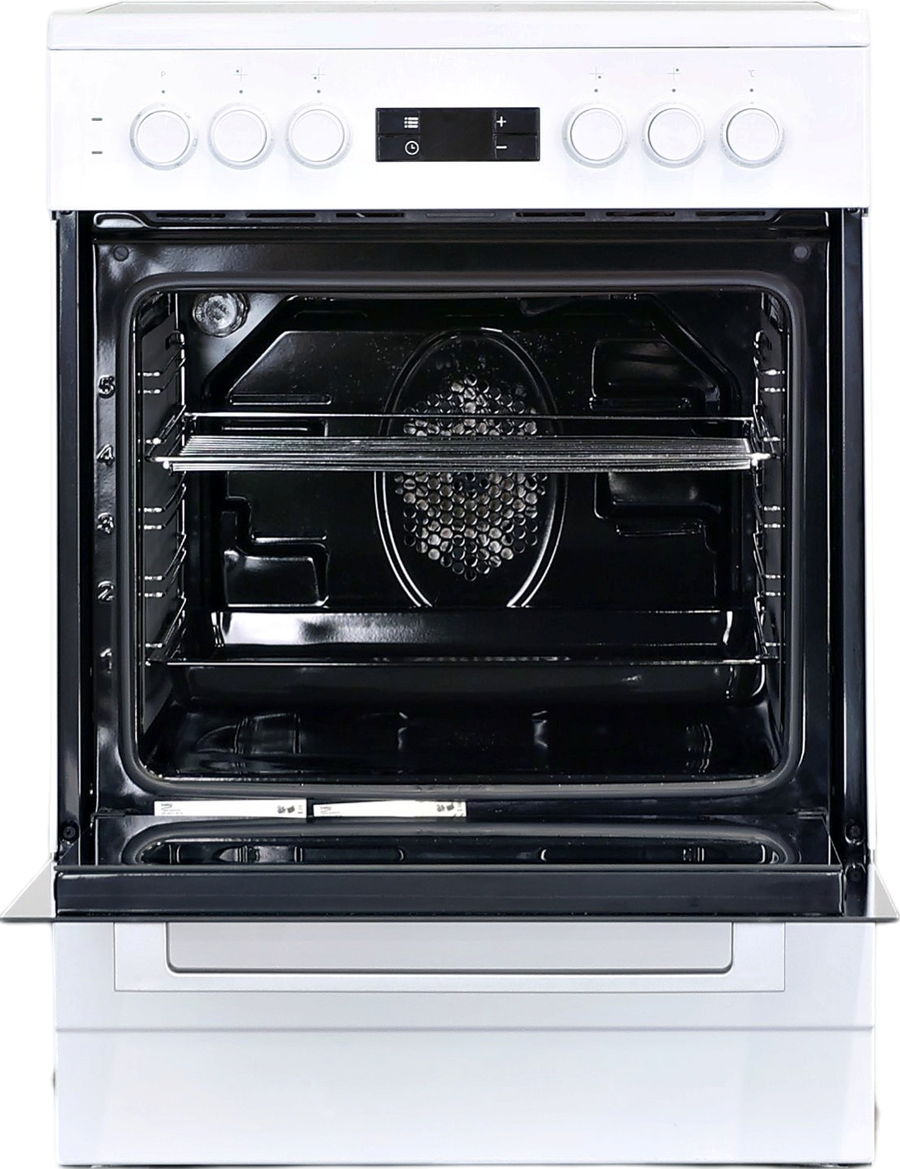 Cuisinière Vitrocéramique 72 L Reconditionné BEKO FSE67300WCS