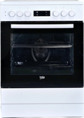 Cuisinière Vitrocéramique 72 L Reconditionné BEKO FSE67300WCS
