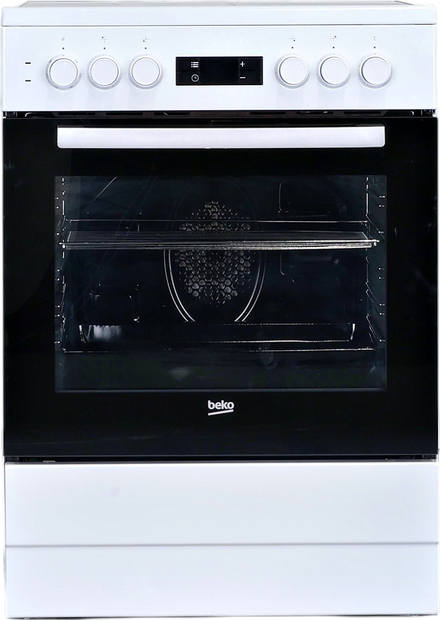 Cuisinière Vitrocéramique 72 L Reconditionné BEKO FSE67300WCS
