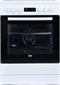 Cuisinière Vitrocéramique 72 L Reconditionné BEKO FSE67300WCS