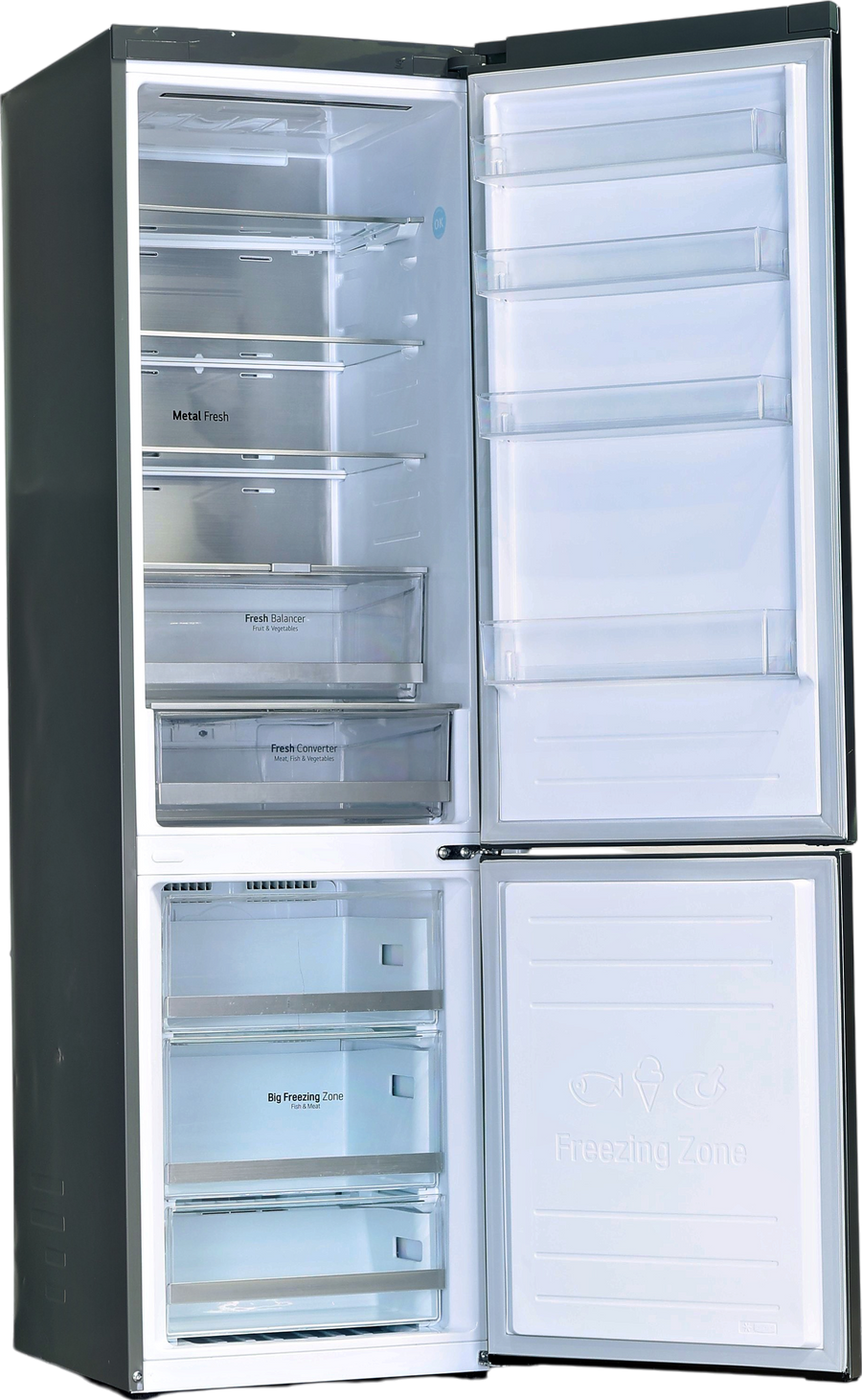 Réfrigérateur Avec Congélateur 384 Litres Reconditionné LG GBB72PZUEN