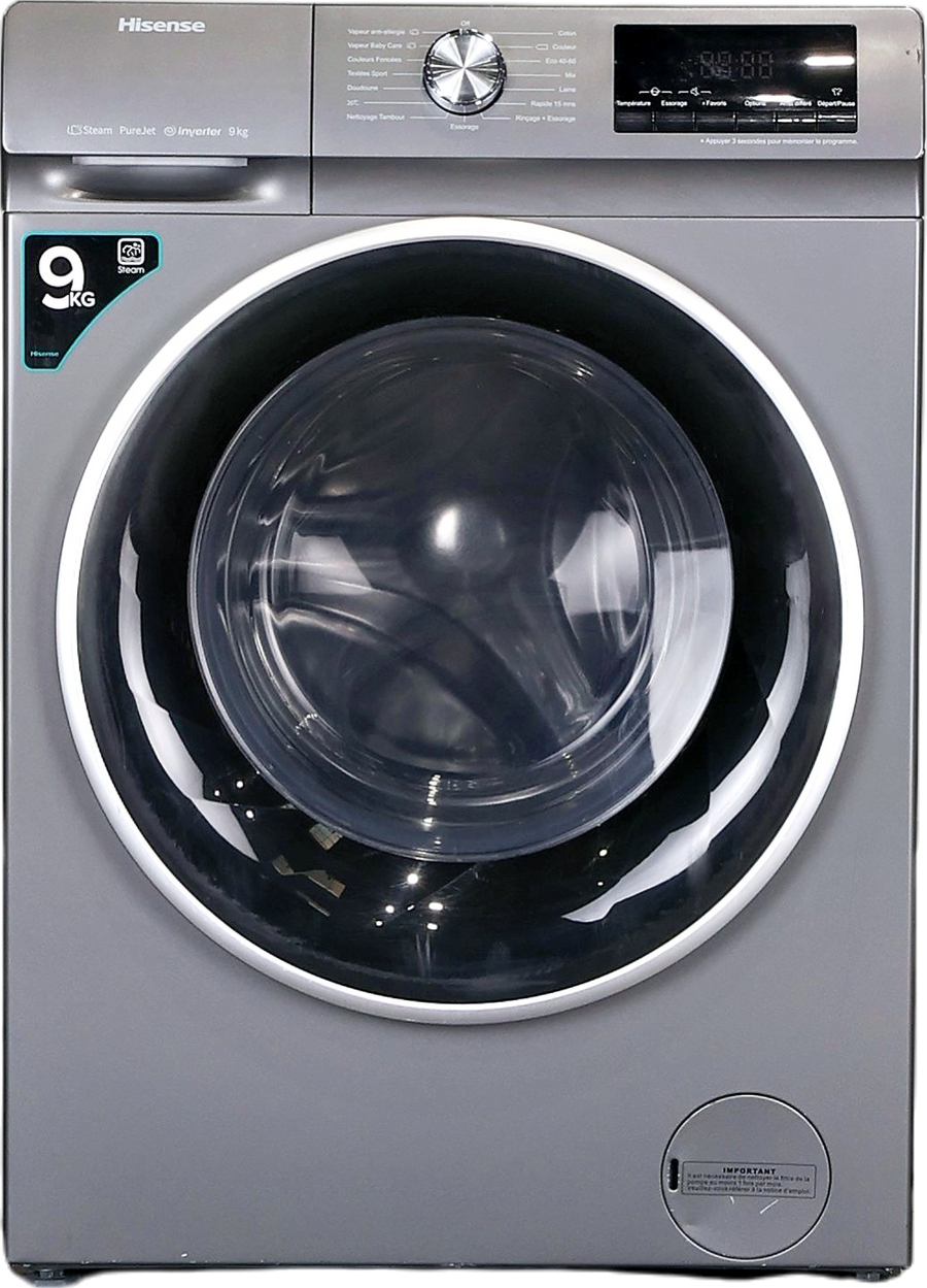 Lave-linge Hublot 9 kg Reconditionné HISENSE WFQY9014EVJMT