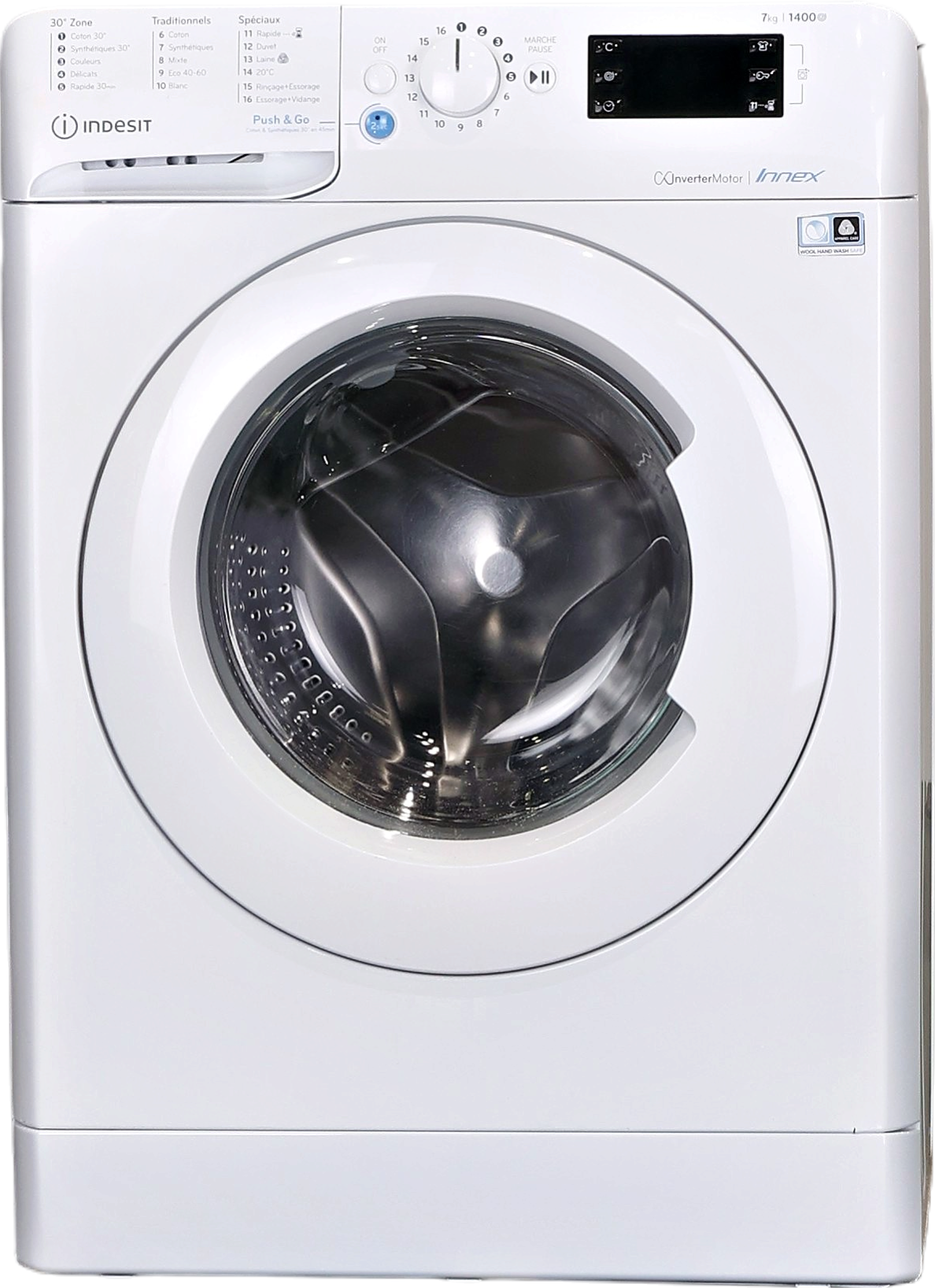Lave-linge Hublot 7 kg Reconditionné INDESIT BWE71484XWFRN
