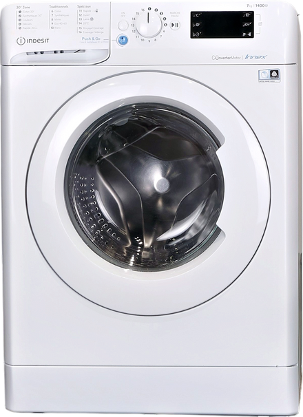 Lave-linge Hublot 7 kg Reconditionné INDESIT BWE71484XWFRN
