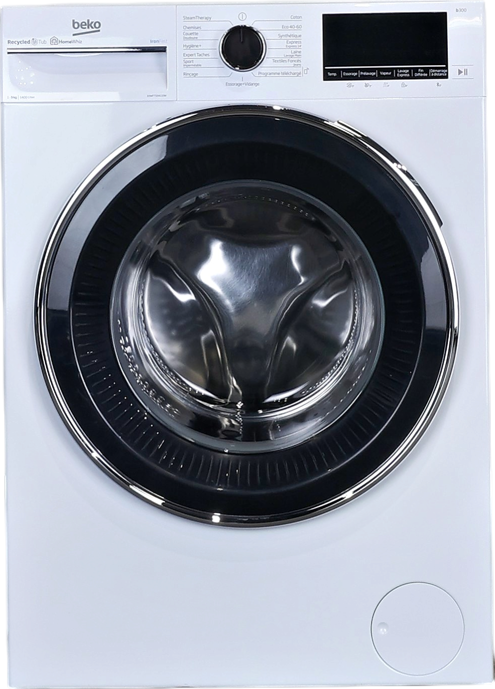 Lave-linge Hublot 9 kg Reconditionné BEKO B3WFT594110W