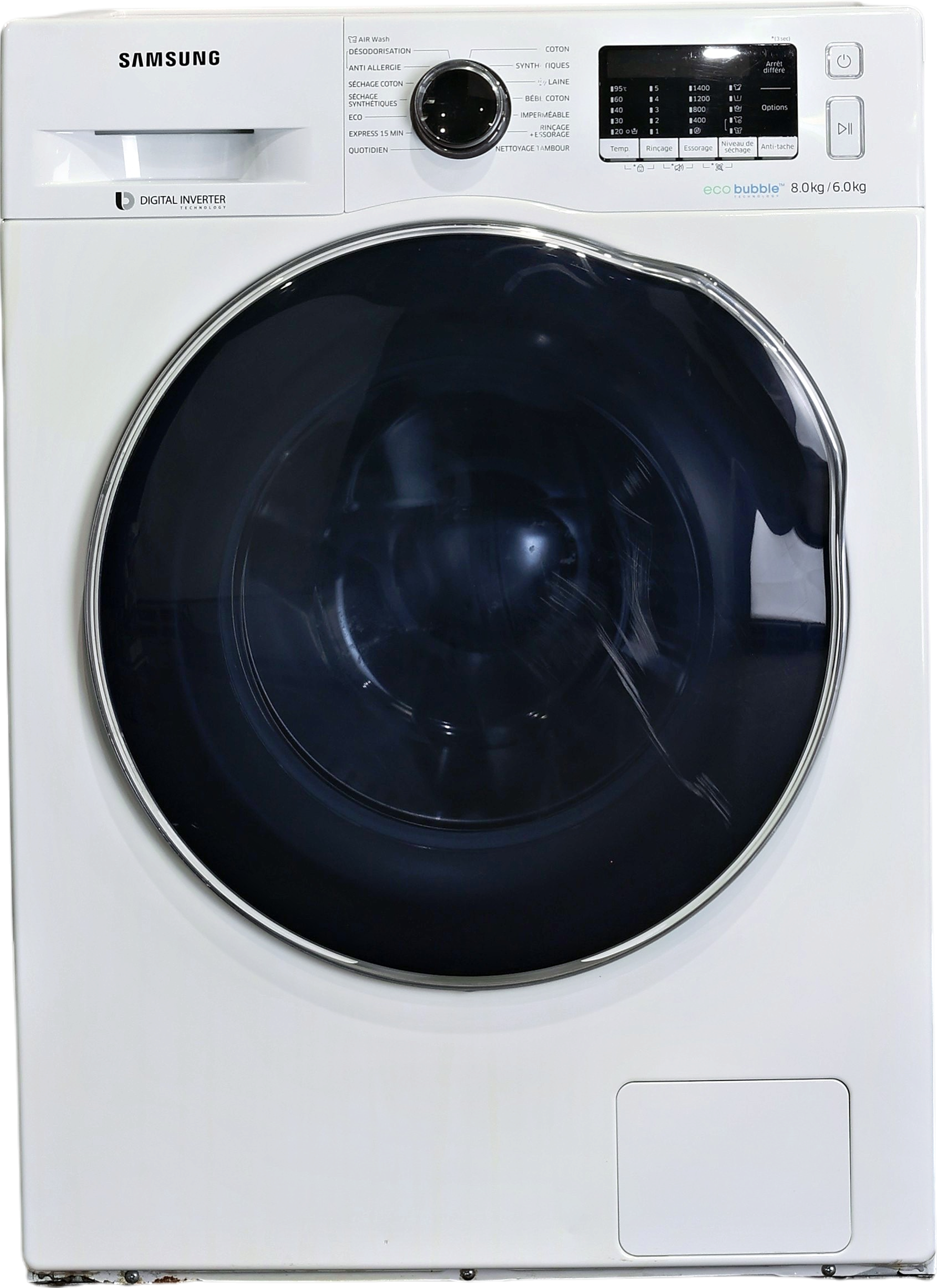 Lave-linge Sechant 8 kg Reconditionné SAMSUNG WD80J5430AW
