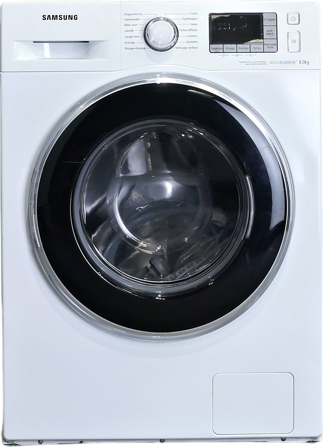 Lave-linge Hublot 8 kg Reconditionné SAMSUNG WF80F5EBW4W