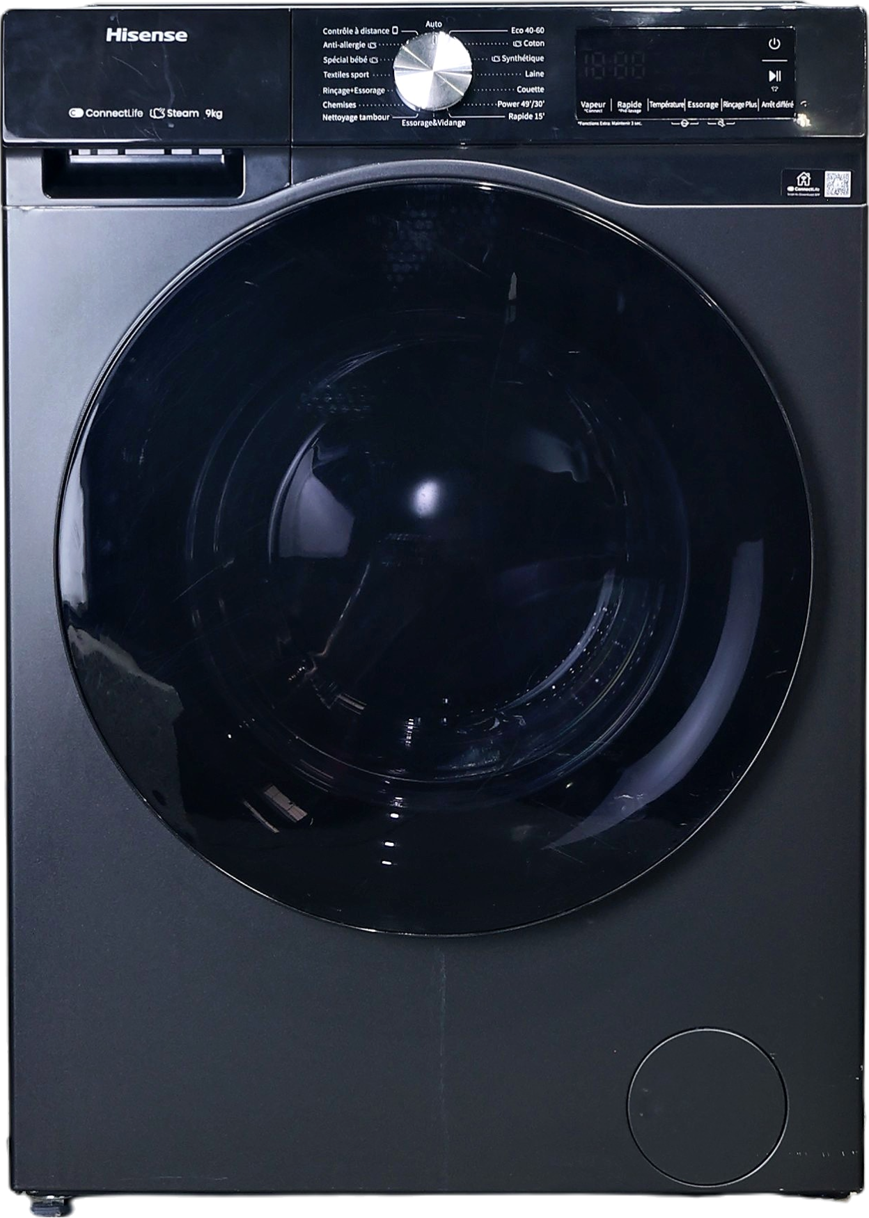 Lave-linge Hublot 9 kg Reconditionné HISENSE WF3S9043BB3
