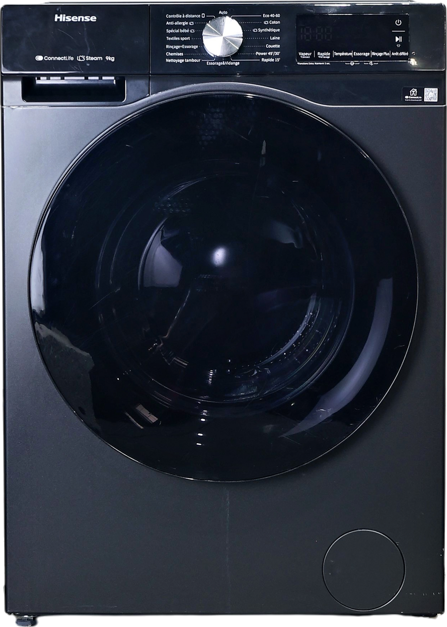 Lave-linge Hublot 9 kg Reconditionné HISENSE WF3S9043BB3